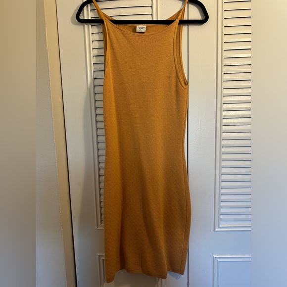 Abercrombie & Fitch Jacquard Mini Bodycon Sweater Dress Medium Tall - Picture 4 of 6